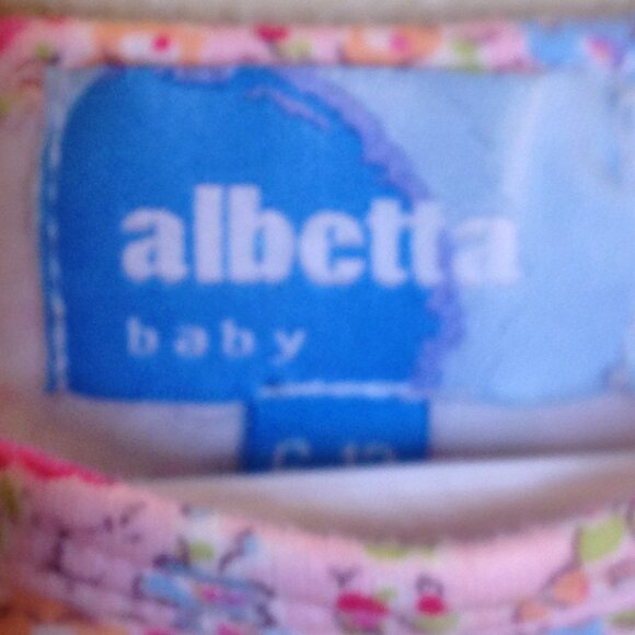 Albetta Baby Romper Playsuit Pink 6-12 Months - Picture 5 of 9
